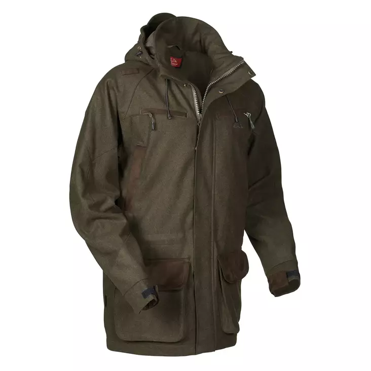 Swedteam Titan Loden Long Jacket Olive - Miesten metsästystakit - 7330144053093 - 1