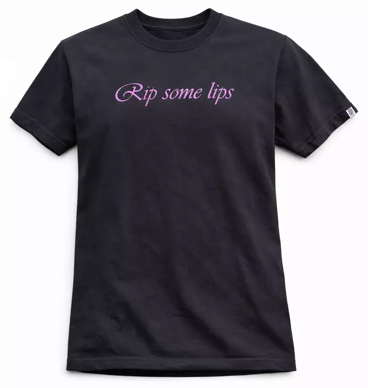 Vision Rip Some Lips T-Shirt #L - Käytetyt vaatteet ja kengät - SH000343 - 1