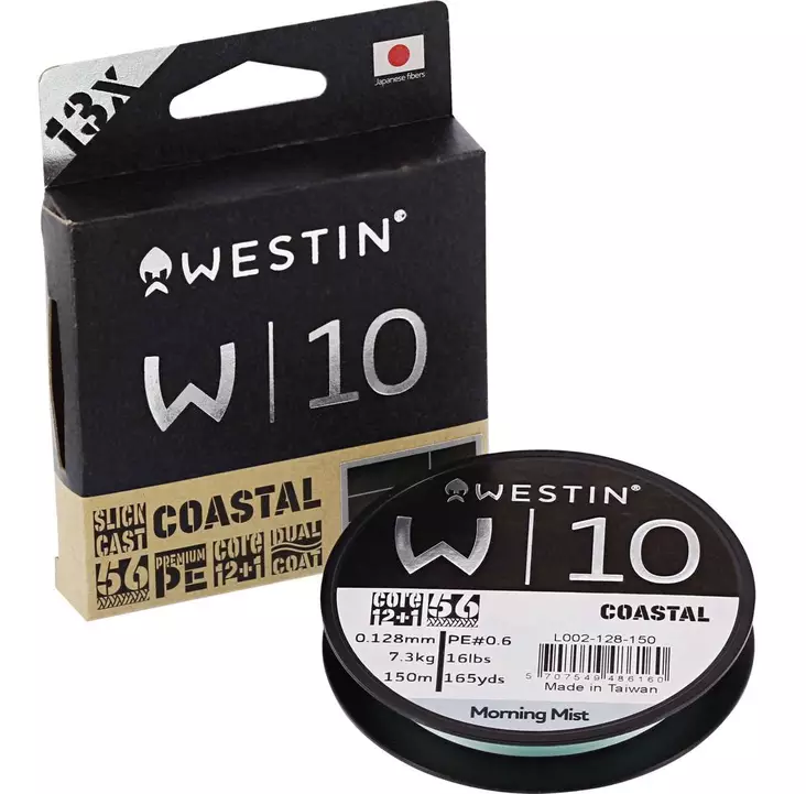 Westin W10 13 braided Coastal - Monikuitusiimat - 5707549486153 - 1