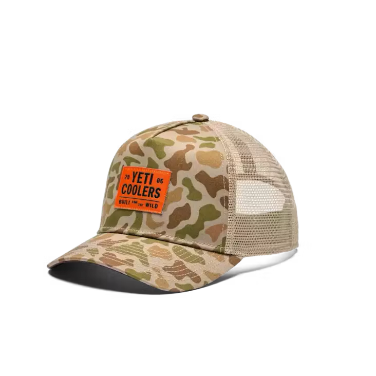 Yeti Coolers Camo Trucker Hat - Truckerit - 888830627303 - 1