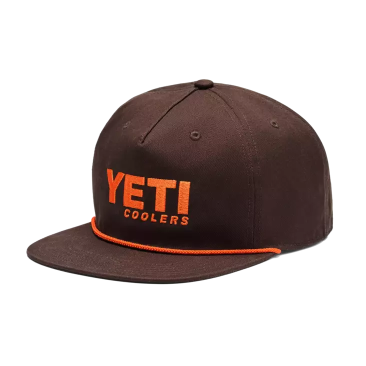 Yeti Coolers Flat Brim Rope Hat Coffee - Muut päähineet - 888830627273 - 1