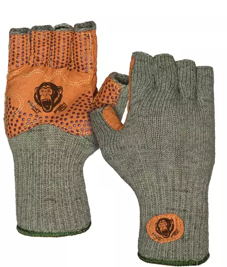 Fish Monkey Wooly Glove Olive - Käsineet - 850028536834 - 1