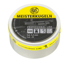 RWS Meisterkugeln 5,5mm 0,91g 500pcs - Ilma-aseiden luodit 5,5 mm - 4000294135934 - 1