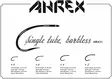 Ahrex HR431 Tube Single Barbless - Väkäsettömät - 655043958544 - 2