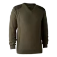 Deerhunter Harrington V-Neck Knit Cypress - Metsästäjän paidat - 5702827160084 - 1