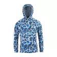 Loop Flyt UPF-Dome Sun Hoodie Camofly Blue - Hupparit - 827142085074 - 1