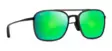 Maui Jim Keokea - Translucent Grey Frame with Green Mirror Lens - Muovilinssit - 603429065874 - 1