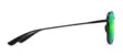 Maui Jim Keokea - Translucent Grey Frame with Green Mirror Lens - Muovilinssit - 603429065874 - 3
