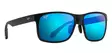 Maui Jim Red Sands - Matte Black Frame with Blue Hawaii Lens - Muovilinssit - 603429041304 - 1