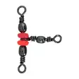 Mikado Barrel Swivel Triple with Beads - Leikarit & pikavaihtolinkit - 5900637148234 - 2