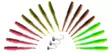 Patriot Sneaky 7,5cm Ned 16+3kpl Dark - Viehelajitelmat - 6417512543064 - 1