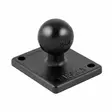 RAM B Ball Adapter AMPS Plate - RAM Mounts, B-koko - 793442946714 - 1