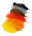 Silvergrey Mini Spey Ostrich Plumes - Muut sulat ja höyhenet - 40450300044 - 1