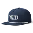 Yeti Flat Brim Rope Hat Navy - Lippikset - 888830270844 - 1