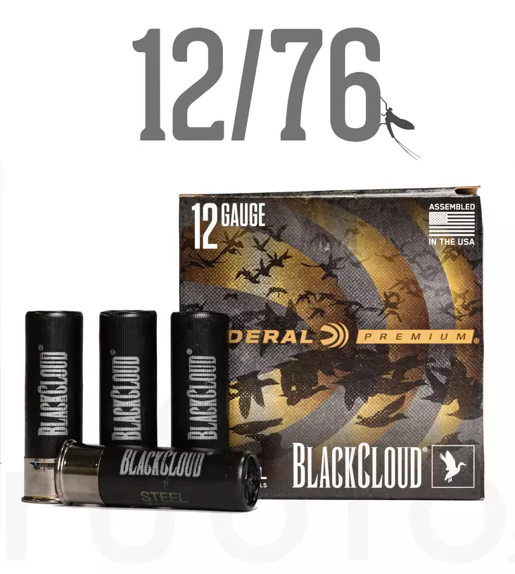 12/76 Federal Black Cloud 35g 25pcs - Metsästyspatruunat, teräs - 604544650914 - 1