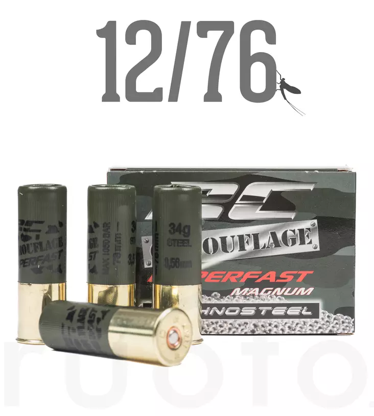 12/76 RC Camouflage Hyperfast Technosteel 34g 10pcs - Metsästyspatruunat, teräs - 11A5CHYPS104 - 1