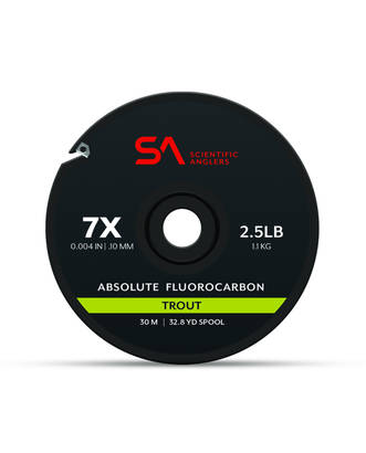 Scientific Anglers Absolute Fluorocarbon Trout Tippet - Fluorocarbon-perukesiimat - 840309135498 - 1