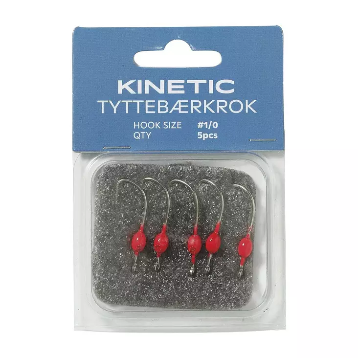 Kinetic Tyttebærkrok #1/0 - Circle & J -koukut - 5707461328104 - 1