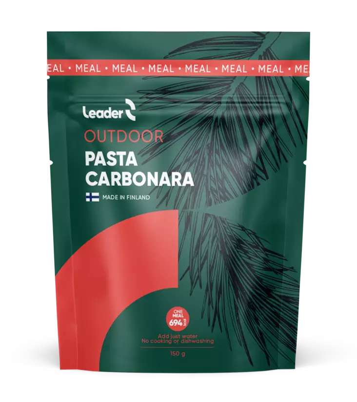 Leader Outdoor Pasta Carbonara 150g - Retkiruuat - 6430080443284 - 1