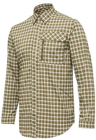 Beretta Lightweight Shirt White & Green Checkered - Metsästäjän paidat - 8051832535224 - 1