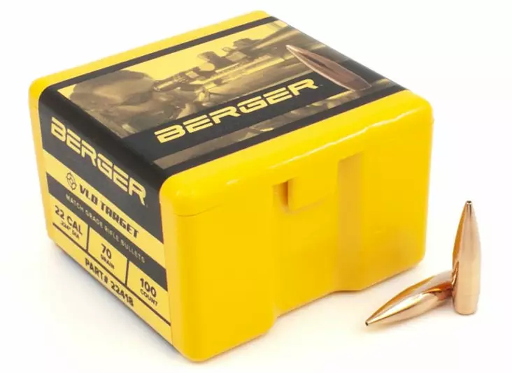 Berger 6,5mm 130grain VLD Hunting 100pcs - 6,5 mm luodit - 679459265034 - 1
