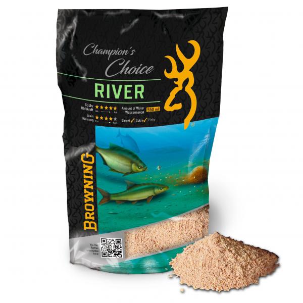 Browning Groundbait River 1kg - Syötit - 4029569397204 - 1