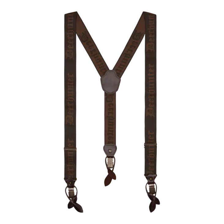 Deerhunter Combi Braces with Button and Clips Walnut - Muu metsästysvaatetus - 5702827157534 - 1