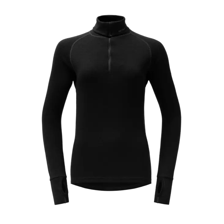 Devold Expedition Merino 235 Zip Neck Women's Black - Aluspaidat - 7028567100554 - 1