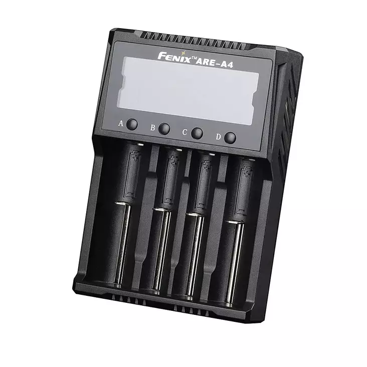 Fenix ARE-A4 18650 Akkulaturi 4-akkua - Taskulamput ja hakuvalot - 6942870306414 - 1