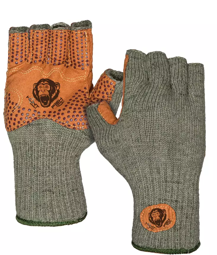 Fish Monkey Wooly Glove Olive - Käsineet - 850028536834 - 1