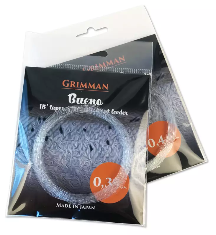 Grimman Bueno 15' Salmon Leader - Nylonkartioperukkeet - 6438407002824 - 1