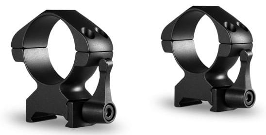 Hawke Precision Steel Ring Mounts Weaver 30mm High - Täydelliset jalat - 5054492230174 - 1