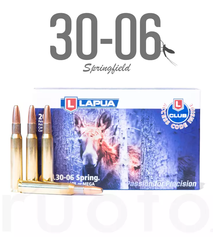 Lapua Mega 30-06 Sprg 12g 20pcs - Patruunat 30-06 Springfield - 6418267101714 - 1