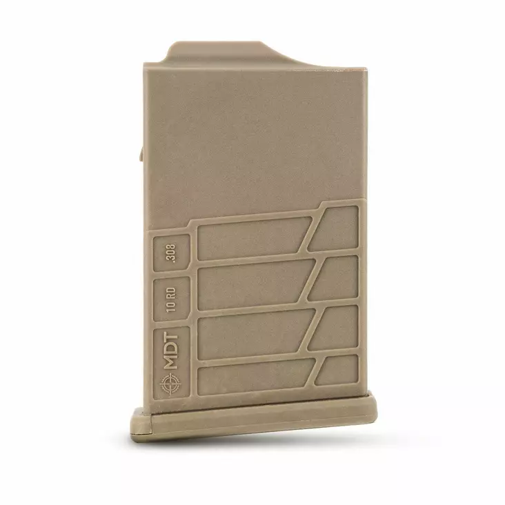 MDT Polymer AICS Magazine .308 Win / 6,5 Creedmoor 10 Round FDE - Lippaat, muut merkit - 990482703714 - 1