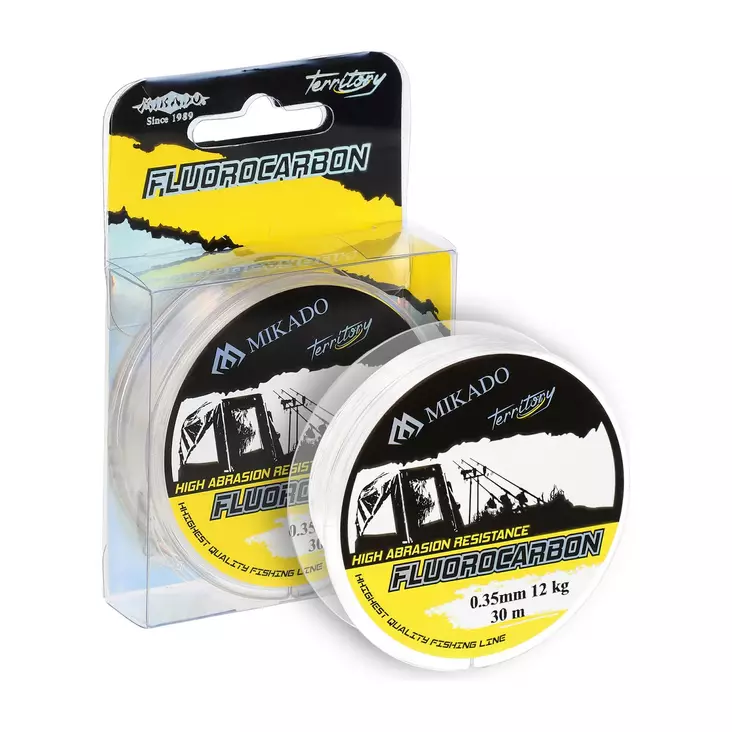 Mikado Fluorocarbon Carp Territory 30m - Fluorocarbon & jäykkä mono - 5900637815624 - 1