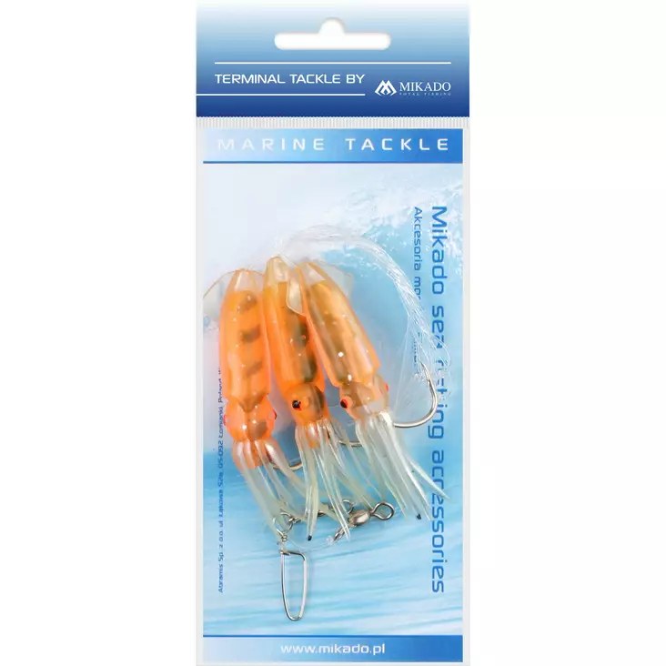 Mikado Squid Rig 7,5cm 3x4/0 C171 - Pohjaonginta- & turskarigit - 5900637138754 - 1