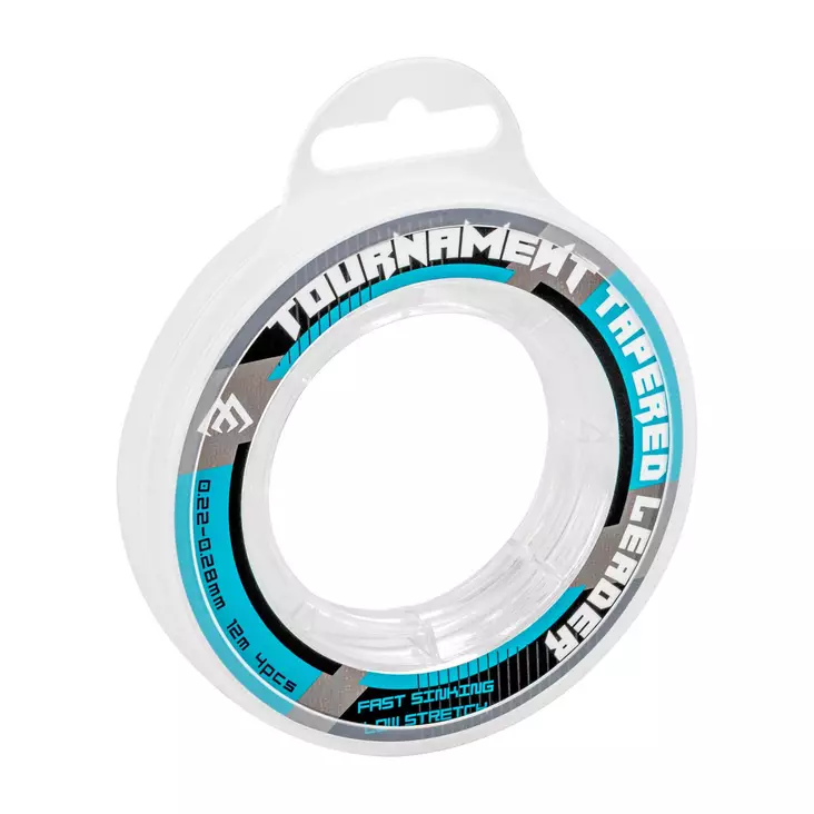 Mikado Tournament Tapered Leader 0,22-0,28mm 12m - Mono- & fluorocarbon-tapsit - 5900637159964 - 1