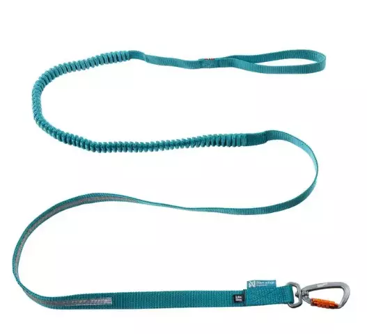 Non-stop Touring Bungee 23mm 3,8m Teal - Koirien taluttimet - 7071652154024 - 1