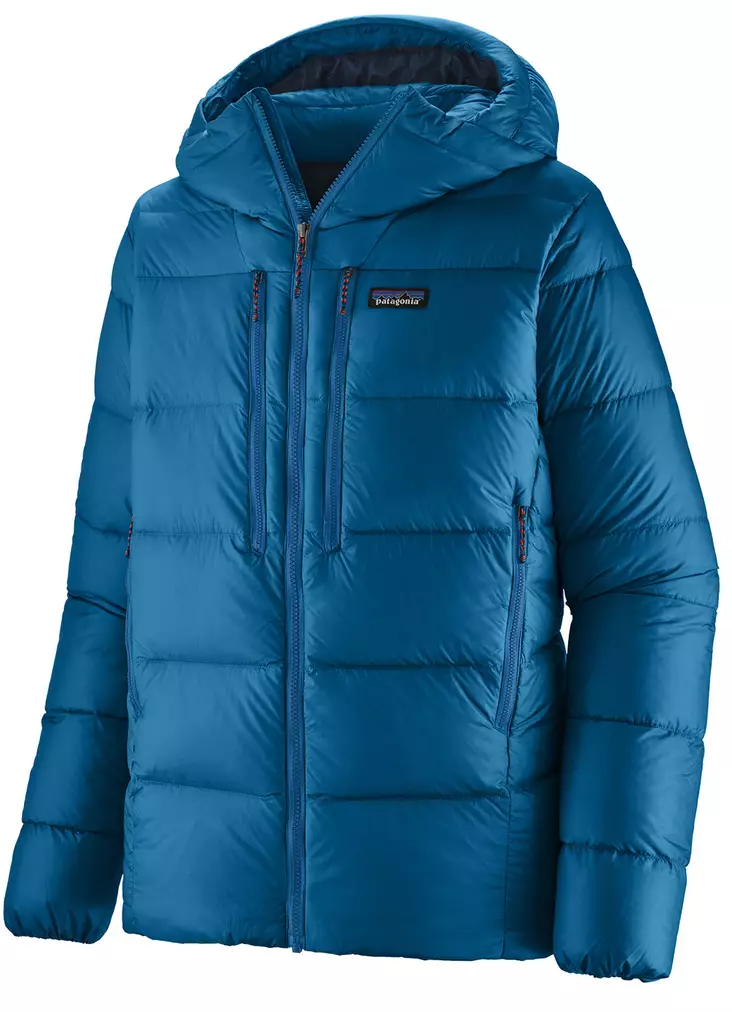 Patagonia Mens Fitz Roy Down Hoody Endless Blue - Miesten untuvatakit - 196924402324 - 1