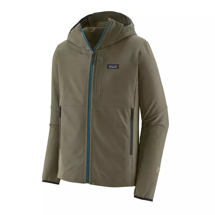 Patagonia Mens R1 TechFace Hoody Basin Green - Fleecepaidat - 196924782174 - 1