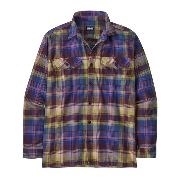 Patagonia M's L/S Organic Cotton MW Fjord Flannel Shirt Obsidian Plum - Paidat - 195699851184 - 2
