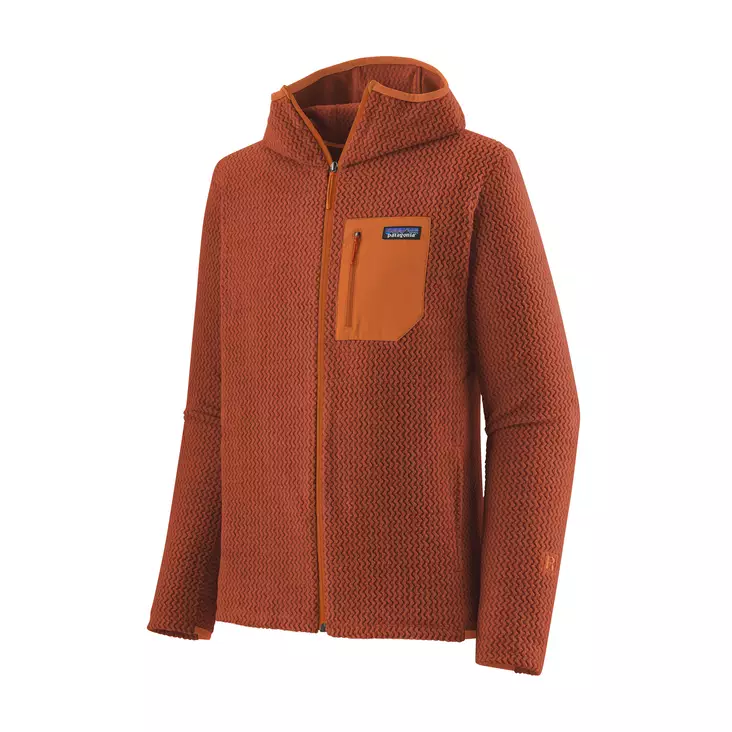 Patagonia M's R1 Air Full-Zip Hoody Burnished Red - Fleecepaidat - 196924683624 - 1