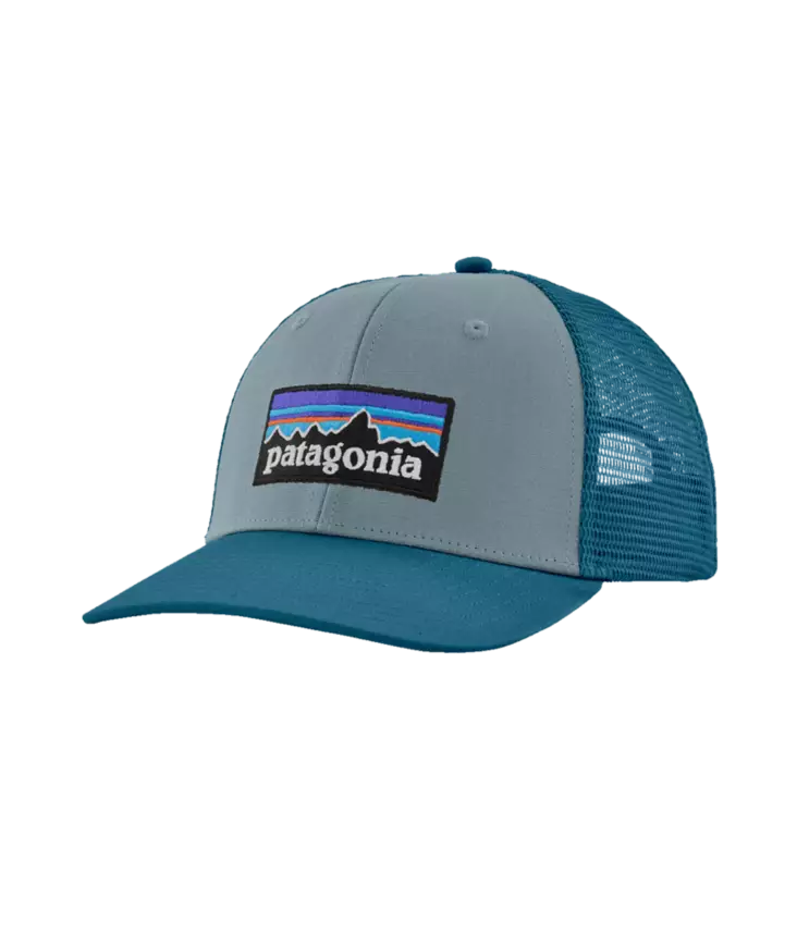 Patagonia P-6 Logo Trucker Hat Blue Sage - Muut päähineet - 199346196604 - 1