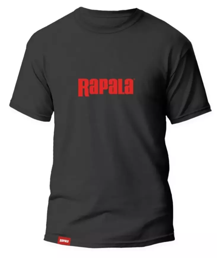 Rapala Black Red Logo T-Shirt - Miesten t-paidat - 022677363004 - 1