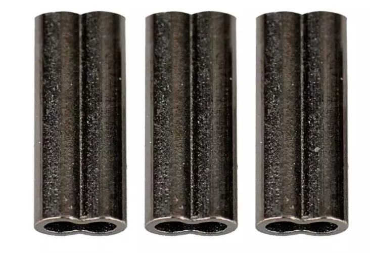 Savage Gear Double Wire Crimp 50pcs 1,0mm - Haukirigit ja -tarvikkeet - 5706301549044 - 1