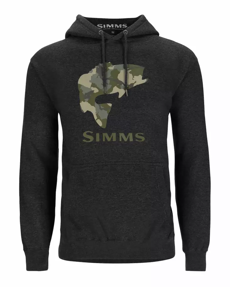 Simms Bass Fill Hoody Charcoal Heather - Hupparit - 694264600894 - 2
