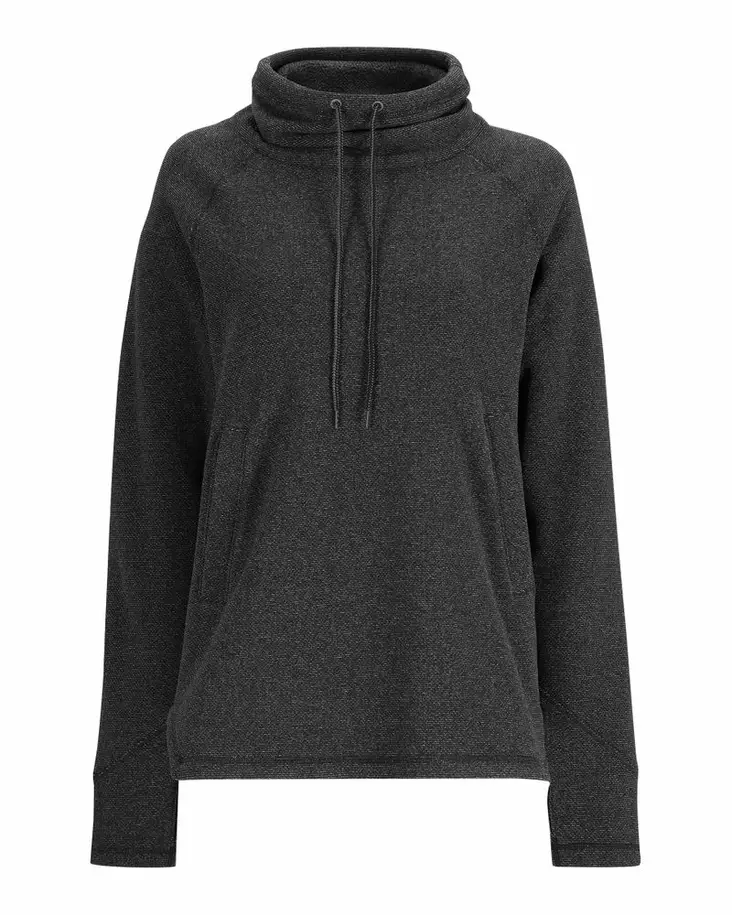Simms Women's Rivershed Sweater Black Heather - Paidat - 694264627334 - 2