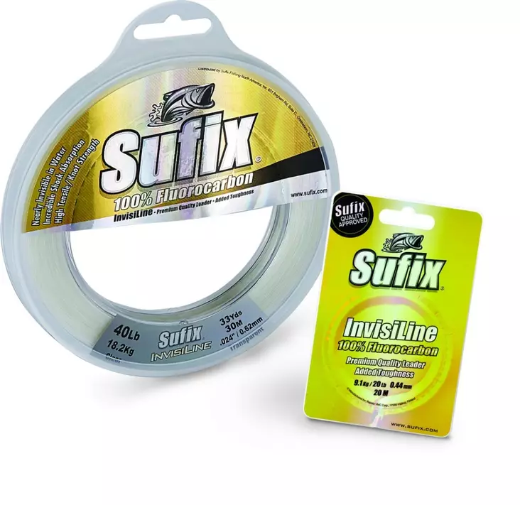 Sufix Invisiline 100% Fluorocarbon - Fluorocarbon-perukesiimat - 024777381834 - 1