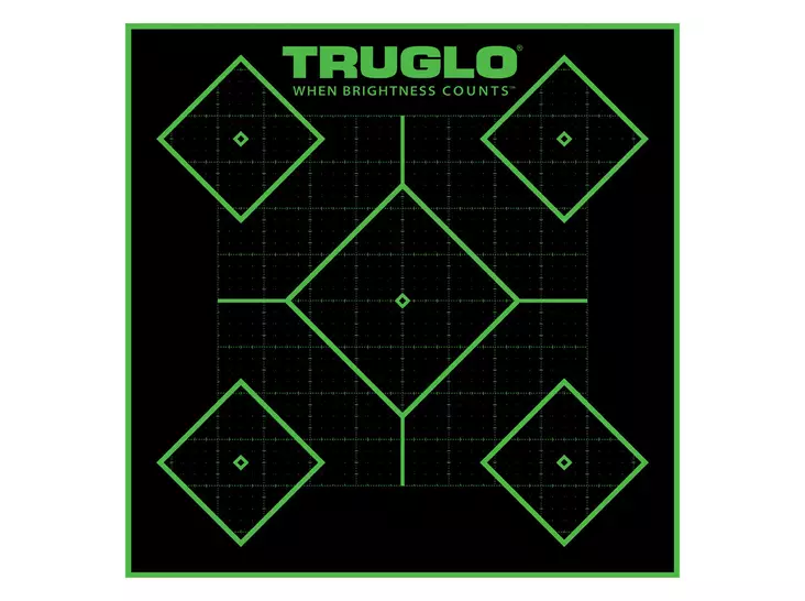 TruGlo Target 5-Diamond 12x12 (6 pcs) - Taulut - 788130019054 - 1