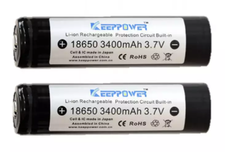 Ultracom Akku 18650 Sanyo 2 Kpl - Ultracom-koiratutkat - 6970906550234 - 1